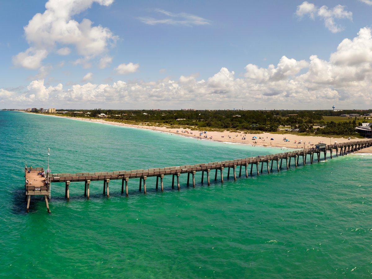 Fishing pier in Venice, Florida