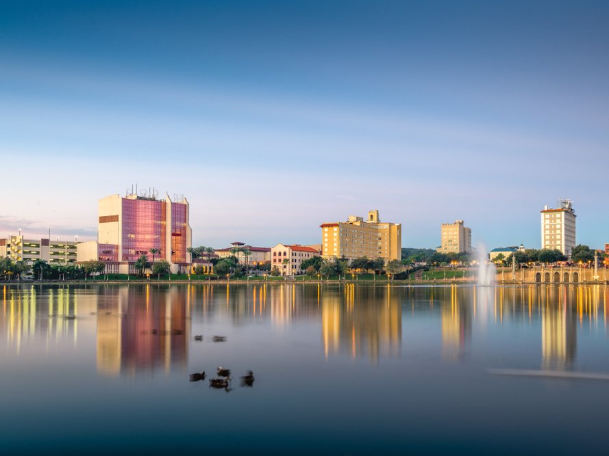 Skyline in downtown Lakeland, Florida